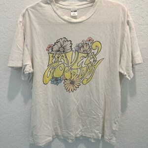 Re/Done White Ribbed Crewneck T-Shirt